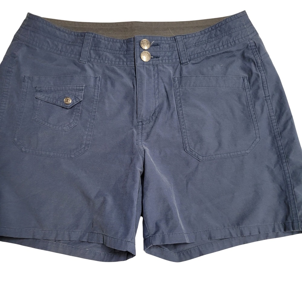Marmot Womens Blue Hiking Cargo Shorts Size 6 Outdoor Activewear Gorpcore